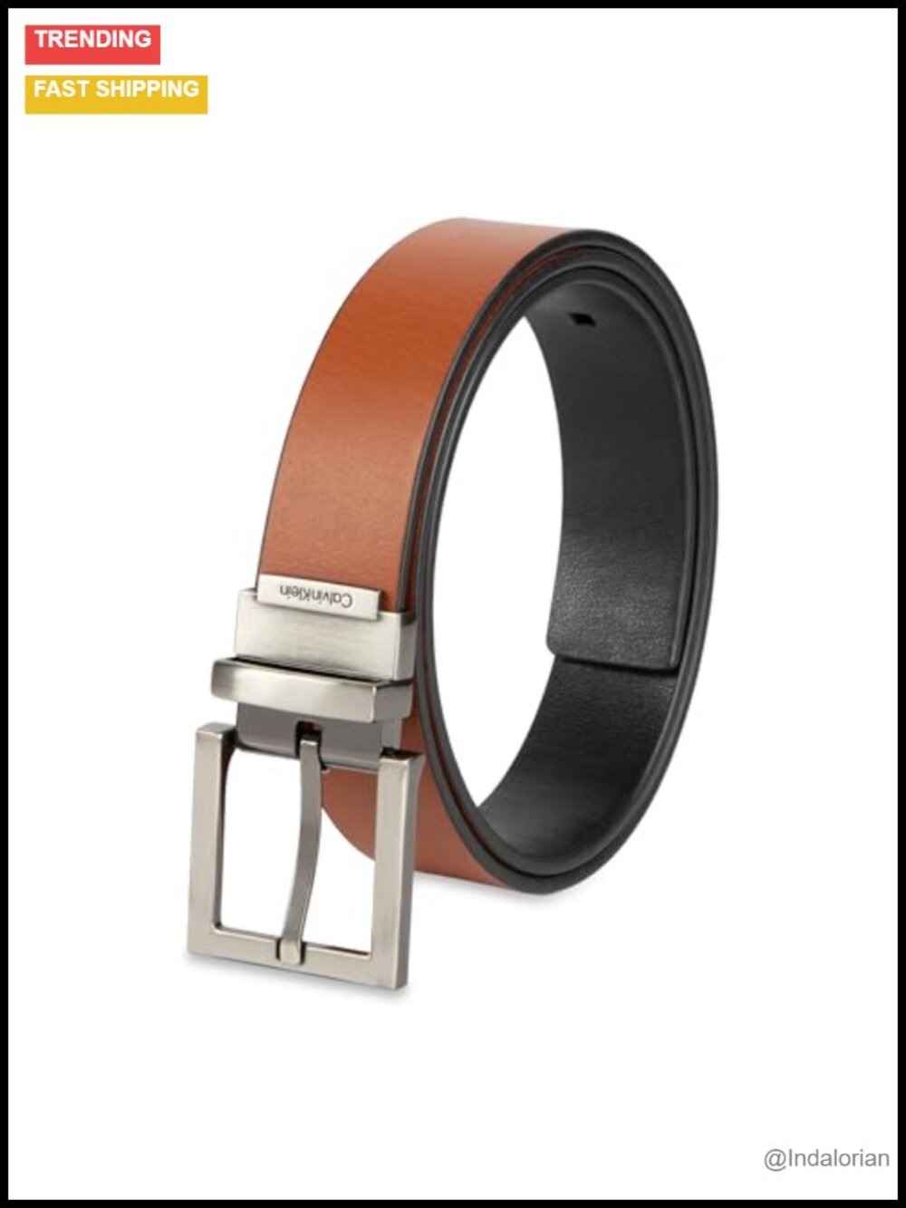 Reversible Leather Belt 2-in-1 Versatile Modern Style Adjustable